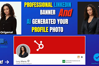 create a linkedin banner and ai generate your profile