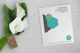 design book cover, creative book wrap, manuscript wrap design