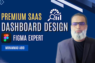 design a modern saas dashboard UI UX with responsive web app design in figma