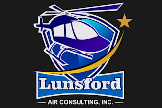 design a professional and unique aviation logo for your brand