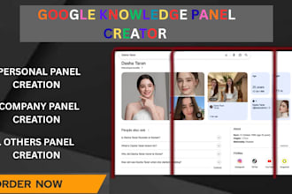 create  verified google knowledgepanel  knowledgepanel for personal and company