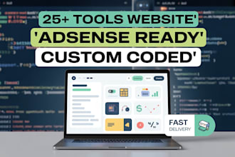 create your responsive tools website with 25 online tools