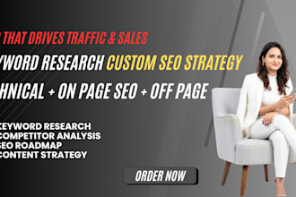 do keyword research and create SEO strategy for for 1st rank