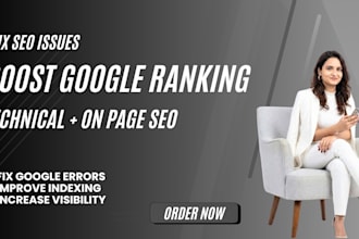 fix SEO issues and improve your website ranking on google