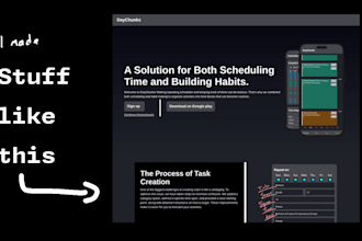 create simple one page webapps and portfolios