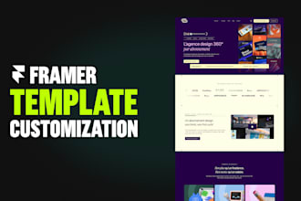customize your framer template
