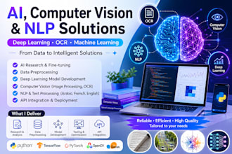 develop custom ai, nlp, and computer vision solutions