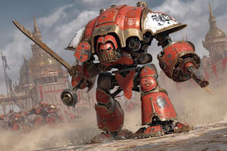 create a warhammer 40k character art