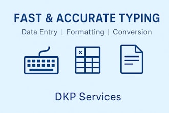 fast typing services, retype scanned documents, format ms word