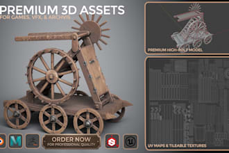 provide expert 3d uv unwrapping and substance painter texturing