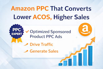 setup amazon ppc campaign and optimization sponsored product ads expert