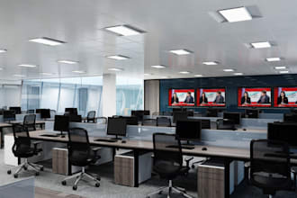 create 3d workspace,interior design,commercial office design,cgi furniture setup