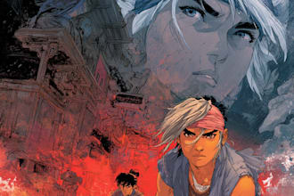 draw a comic book, cover art or manga in anime style