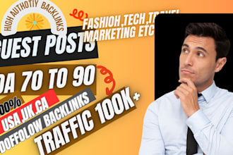 do powerful guest post dofollow backlinks from UK USA canada premium blogs