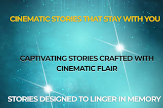 write creative and cinematic short stories