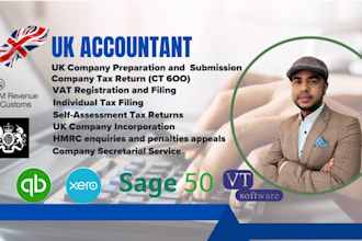 do ct600, sa100, UK vat reg, UK company incorporation, payroll