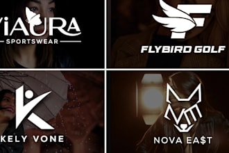 design luxury fashion clothing brand logo for brand identity