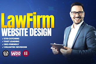 do law firm website development using elementor pro