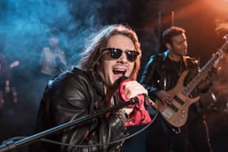 metal rock singer, metal classic pop rock singer, vocalist pop rock songwriter