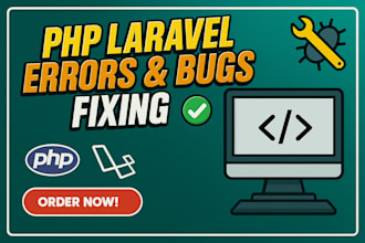 debug and fix php, laravel, codeigniter, ajax, jquery bugs
