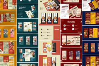 design luxury digital brochure, product, marketing, trifold healthcare brochure