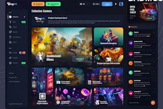 develop 2d 3d crypto game website p2e game web3 game