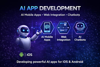 develop ai mobile app development ai mobile app ai web integration ai chatbot