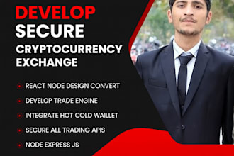 develop secure cryptocurrency exchange platforms