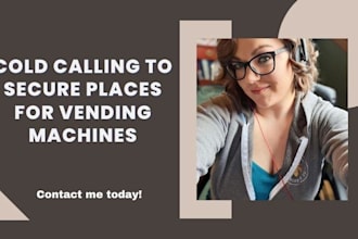 do cold calling for vending and atm machine placement