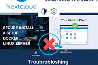 install, configure, secure, or fix your nextcloud server
