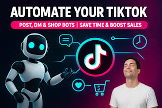 set up tiktok API bot scheduler bot auto dm bot tiktok shop bot affiliate bot