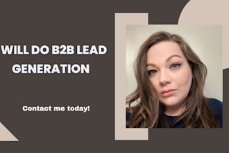 do telemarketing and b2b leads generation for you