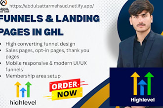 design high converting funnels and landing pages in go high level
