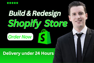 optimize,build and redesign shopify store