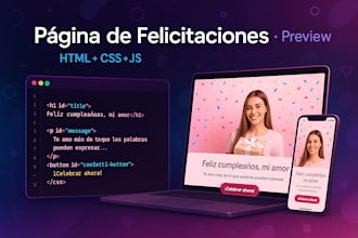una pagina web de regalo para tu novia