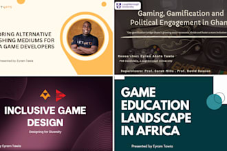 design custom canva decks for gaming conferences and talks