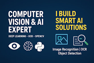 computer vision, image processing, deep learning ocr opencv python ai
