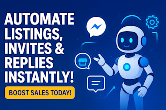 set up facebook bot marketplace bot auto list bot invite bot auto reply bot