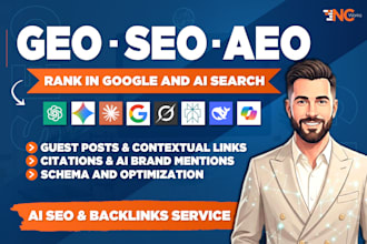 do monthly GEO SEO aeo, local off page backlinks building for ai search