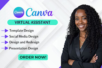 be your canva virtual assistant canva social media design personal assistant