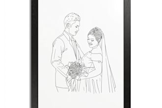 a personalized wedding photo frame for couples and gifts