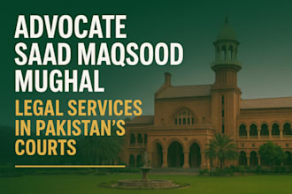 give my legal services to help you get justice in pakistan courts