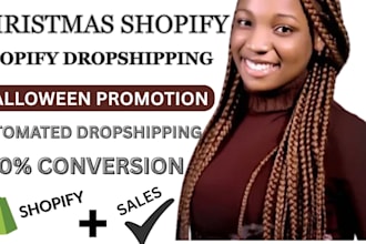 design and promote your christmas shopify store for sales