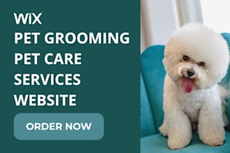 do wix pet grooming pet services website