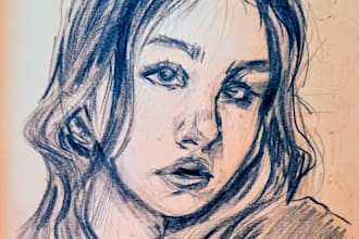 draw you portraits in colour pencil
