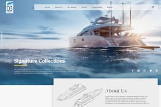 boat rental website boat tour agency yacht charter booking boat accessories