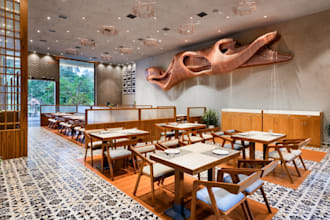 revamp 3d office interior, lobby, work area, dining hall, 3d furniture staging