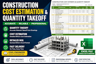 do accurate construction cost estimation and quantity takeoff