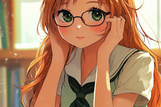 draw anime fanart and original character