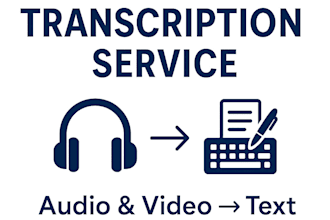 transcribe audio or video into text